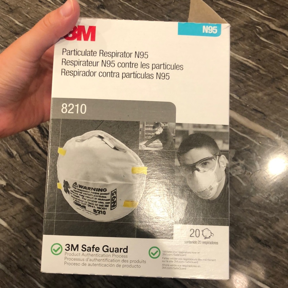 10 unused 3m N95 mask